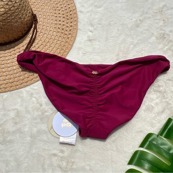 PQ Basic Ruched Full Bikini Bottom - Picture 2 of 5